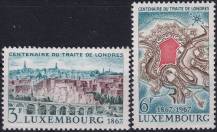 1967, Lucembursko, 0746/0747, 100 let Londýnské smlouvy  ✶