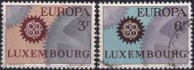 1967, Lucembursko, 0748/0749, EUROPA  ⊙