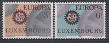 1967, Lucembursko, 0748/0749, EUROPA ✶✶