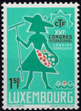 1967, Lucembursko, 0756, 16. kongres a 40. výročí Mezinárodního zahrádkářského sdružení v Lucemburku  ✶✶  