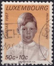 1967, Lucembursko, 0759, Caritas: Princ Guillaume (*1963)   ⊙