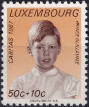 1967, Lucembursko, 0759, Caritas: Princ Guillaume (*1963)   ✶✶