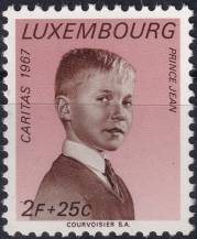 1967, Lucembursko, 0761, Caritas: Princ Jan  ✶✶