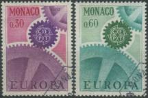 1967, Monako, 0870/0871, EUROPA ⊙