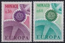 1967, Monako, 0870/0871, EUROPA ✶✶