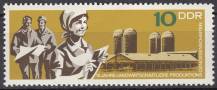 1967, NDR, 1332, 15 let zemědělských družstev (LPG), **