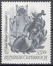 1967, Rakousko, 1236, 125 let Vídeňských filharmoniků, **