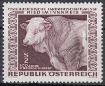 1967, Rakousko, 1244, Rakouský zemědělský veletrh, Ried v Innském kraji, 100 let Riedských lidových festivalů, **