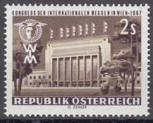 1967, Rakousko, 1247, Kongres mezinárodních veletrhů, **
