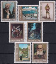 1968, Albánie, 1287/1293, Obrazy albánských malířů ✶✶