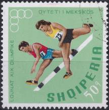 1968, Albánie, 1311, Letní olympijské hry, Mexico-City: Běh přes překážky ⊙