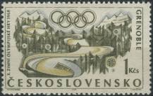 1968, ČSR II, 1657, X. ZOH Grenoble 1968: Bobová a sáňkařská dráha ∗∗