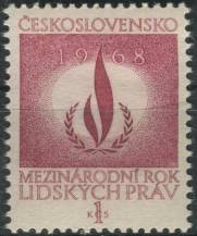 1968, ČSR II, 1663, Mezinárodní rok lidských práv ∗∗