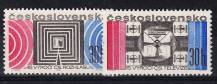 1968, ČSR II, 1669/1670, Výročí Čs.rozhlasu a Čs.televize, **
