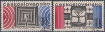 1968, ČSR II, 1669/1670, Výročí zahájení vysílání Čs. rozhlasu a Čs. televize, ⊙