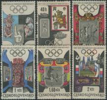 1968, ČSR II, 1671/1676, XIX. letní olympijské hry Mexico 1968 ∗∗