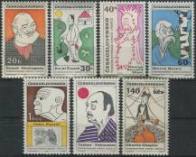 1968, ČSR II, 1722/1728, Světové kulturní osobnosti - UNESCO ∗∗