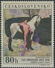 1968, ČSR II, 1730, Umění: J. Preisler - Černé jezero ∗∗