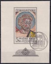 1968, ČSR II, A1681, Pražský hrad ⊙