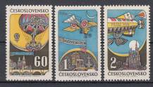 1968, ČSR II, L69/71, Světová výstava poštovních známek PRAGA 68, **