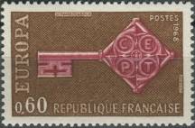 1968, Francie, 1622, EUROPA ∗∗