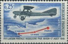 1968, Francie, 1632, 50 let leteckého spojení Paříž-St. Nazaire ∗∗