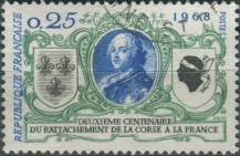 1968, Francie, 1637, 200 let připojení Korsiky k Francii ⊙