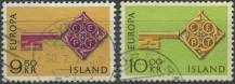 1968, Island, 0417/0418, EUROPA ⊙