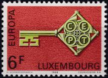 1968, Lucembursko, 0772, EUROPA  ✶✶