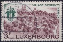 1968, Lucembursko, 0775, SOS dětská vesnička Mersch: Stavební projekt dětské vesničky, znak společnosti  ⊙
