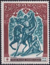 1968, Monako, 0889, 20 let monackého Červeného kříže  ✶✶