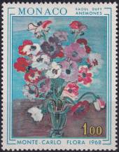 1968, Monako, 0890, Mezinárodní výstava květin, Monte Carlo  ✶✶