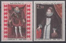 1968, Monako, 0914/0915, Obrazy z knížecího paláce ✶✶