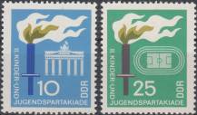 1968, NDR, 1375/1376, Spartakiáda dětí a mládeže, Berlín, **