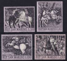 1968, San Marino, 0914/0917, Obrazy od Paola Uccelleho ✶✶