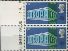 1969, Anglie, 0512, Výročí: EUROPA ∗∗ ⊟ o L