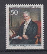 1969, Berlín, 346, 200. výročí narození Alexandera svobodného pána von Humboldt, **