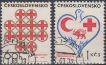 1969, ČSR II, 1741/1742, Červený kříž, ⊙