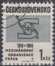 1969, ČSR II, 1743, 50. výročí Mezinárodní organizace práce, ⊙