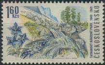 1969, ČSR II, 1784, Tatranský národní park: Potok v Malé studené dolině a hořec Clusiův ∗∗