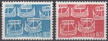 1969, Island, 0426/0427, NORDEN: 100 let Spolupráce skandinávských pošt, **