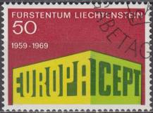 1969, Lichtenštejnsko, 0507, EUROPA ⊙