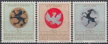 1969, Lichtenštejnsko, 0514/0516, Erby zemských pánů (I) ∗∗