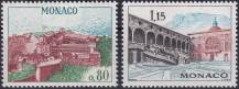 1969, Monako, 0936/0937, Výplatní známky: Stavby   ✶✶