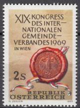 1969, Rakousko, 1303, Kongres mezinárodního svazu obcí, **