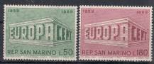 1969, San Marino, 0925/0926, EUROPA, **
