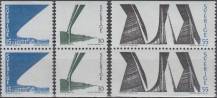 1969, Švédsko, 0650/0652DSt, Výplatní známky: Mosty v Tjörnu ∗∗ 