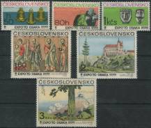 1970, ČSR II, 1816/1821, EXPO 70 - Osaka ∗∗