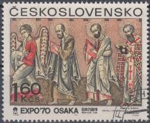 1970, ČSR II, 1819, EXPO 70 - Osaka: Anděl a světci, ikona, ⊙