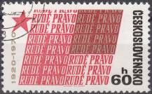 1970, ČSR II, 1839, 50. výročí Rudého práva, ⊙